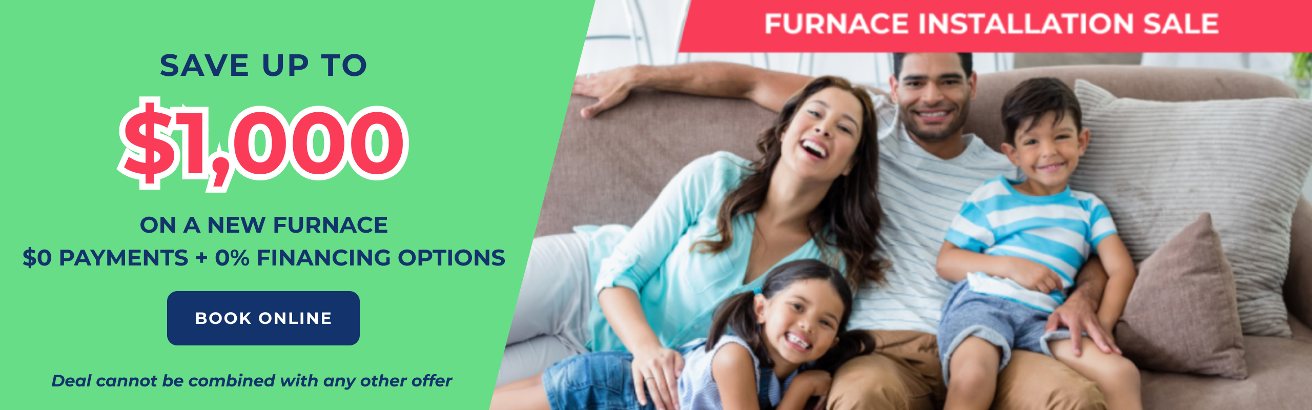 Furnace Installation in Mississauga: Save up to $1000 on a new furnace