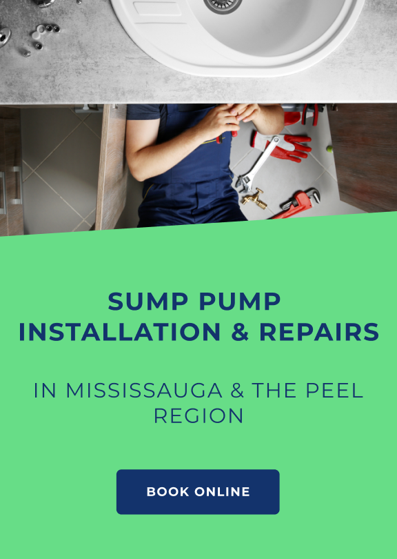 Sump Pump Mississauga:Save up to 25% off plumbing services