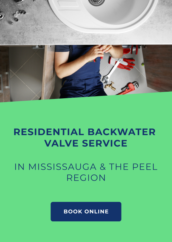 Backwater Valve Installation in Mississauga: Save up to 25% off plumbing services